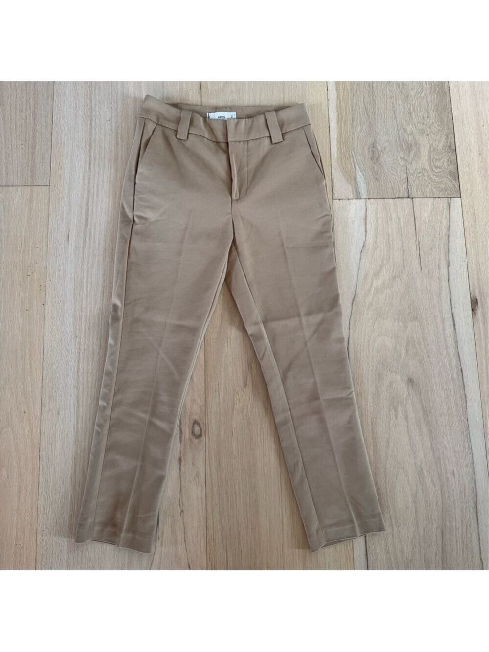 Mango Khaki Pants Trousers Size 4 NWT